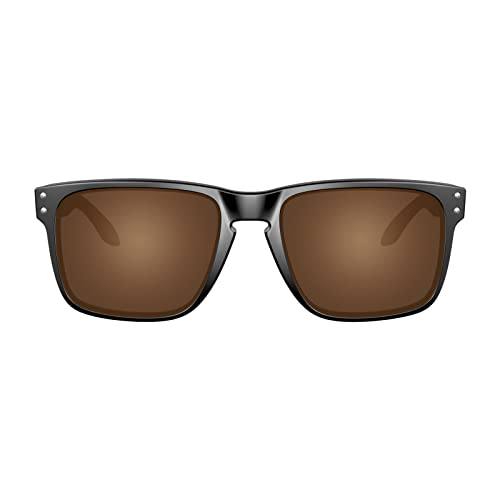 Image of Well-aimed Replacement Lenses Compatible with Oakley Holbrook XL Sunglasses - Brown Polarized