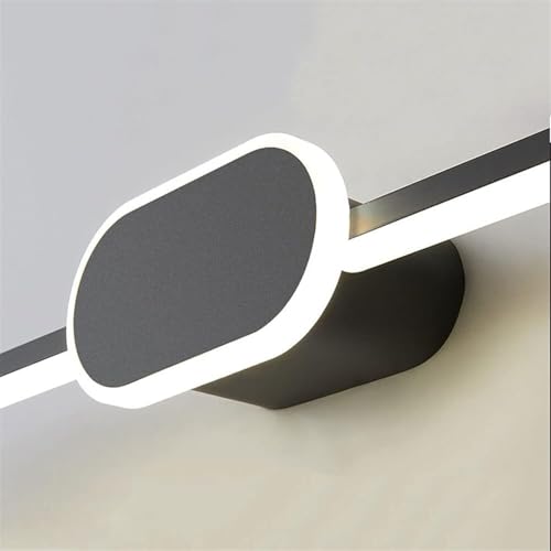 Image of Groeien LED 18 watt 3 Color Linear Black Body Acrylic Picture Photo Frame /Mirror Bathroom Wall Light(Warm+Natural+Coolwhite)