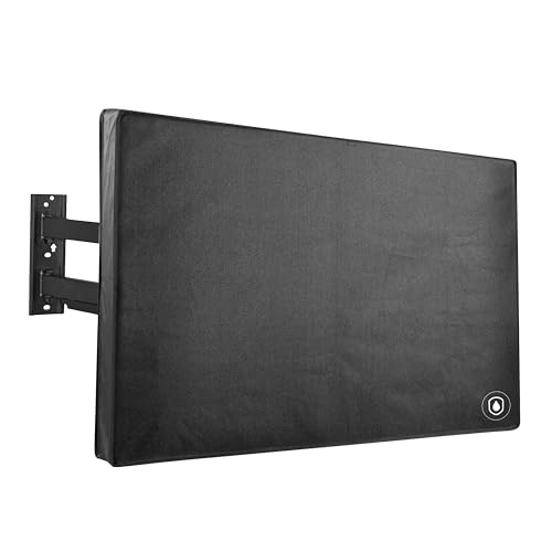 VIVO Flat Screen TV Cover for 70 to 75 in Screens Black COVER-TV070B