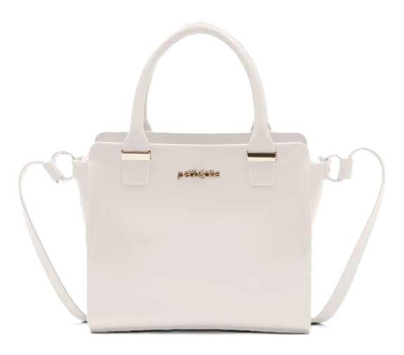 Bolsa Petite jolie Love Bag Nude Creme Ombro PJ5214 Transversal - Nova