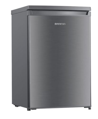 INFINITON Frigorifico 1 Puerta CL-109L8, 109 Litros, 85 cm, Defrost, E, Iluminación LED interior (Inox | CL-109L8XEC)