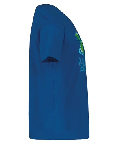 Image of Under Armour Boys Short Sleeve Core Graphic T-Shirt, Lightweight & Breathable, Relaxed Fit