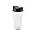 Black Single-Serve Blender With 1 Travel Lid, 16 Oz, New - This Personal Blender Features An Efficient 220-watt Motor That Provides All The Power You Need For Fast, Reliable Performance