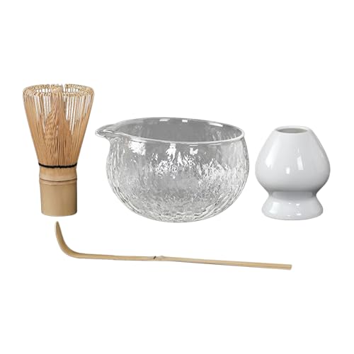 Celuicion Kit de elaboración de Matcha, juego de ceremonia Matcha | Juego de accesorios para bowl Matcha - Exquisito kit ceremonial - Herramientas para relajación Zen, oficinas ceremonia del té