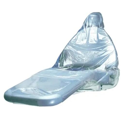 Pac-Dent 111SG Armor Slip & Grip Full Chair Sleeves Clear Plastic 48 x 56 Box of 150