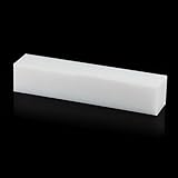 LEXININ 11.8 x 2.4 x 2.4 Inches Large NylonTapping Block, UHMW Plastic Tapping Block, Rectangular Solid Nylon Tapping Block for Engineering, Flooring, DIY, White