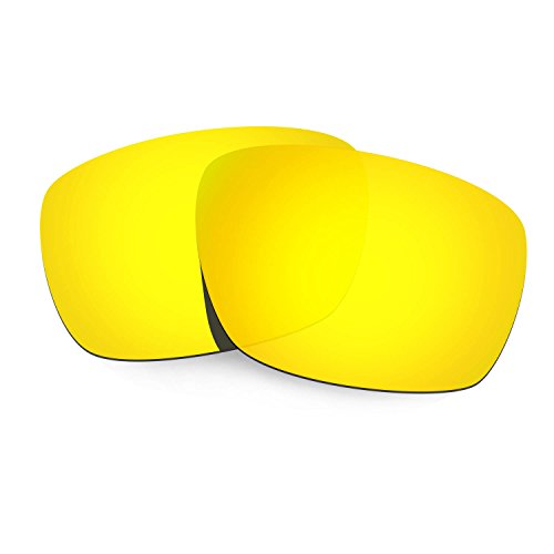 Lentilles Oakley Tinfoil Carbon réparer verres rayés or 24k polarisés