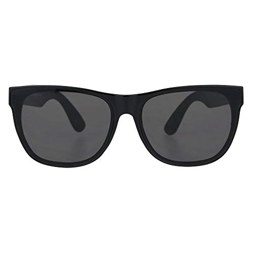 SA106 Mens Mod Rectangular Hipster Horn Rim Plastic Sunglasses2