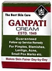 Ganpati Ayurvedic Cream For Pimples, Acne, Blemishes, Lentigo, Small Pox Marks