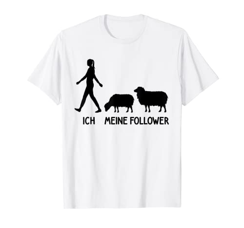 Ich Meine Follower Schaf Zuchter Liebhaber Schafe Spruch Camiseta