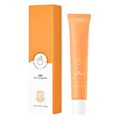 Gesicht Enthaarungscreme Haarentfernungscreme, Oberlippenhaarentfernung Gesichtshaarentfernungscreme, Haarentfernung Gesicht Damen, Beruhigende Enthaarungscreme für KöRper (Orange, 20g)