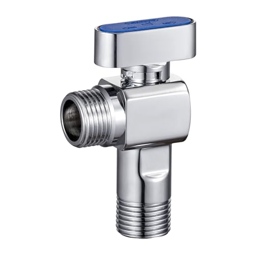 Vanne d'angle rouge pour eau chaude - Robinet d'arrêt quart de tour Submarine - 2