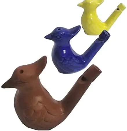 Shopping Shots Clay Bird Water Whistle Terracotta Couple Birds Children Toy Pack Of 3 Bird Water Whistle Perfect For Gifting (B09VK5F8JR) Amazon Price History, Amazon Price Tracker