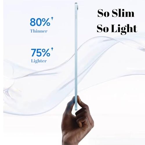 NESLIN Tablet Cover Case Compatible with Huawei Matepad 11.5" 2025/2023, Tri-Fold Slim Tablet Case Shockproof Honeycomb TPU Case with Rugged Durable Stand+Auto Wake/Sleep Cover(BabyBlue)