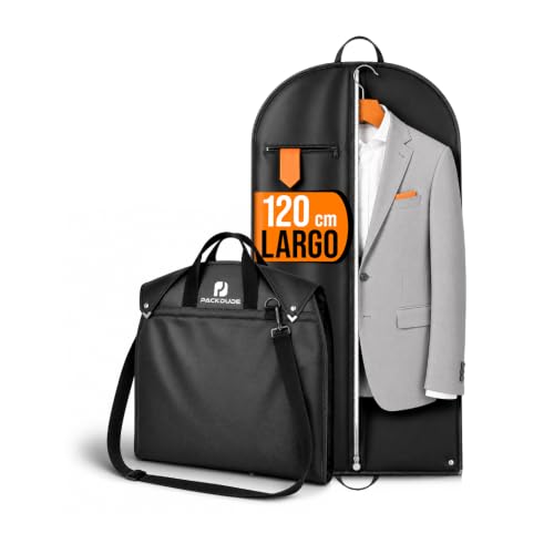 1x Portatrajes Hombre Viaje con Bandolera I Funda Traje I Fundas para Ropa