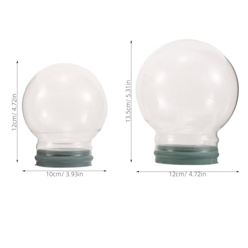 Base para bola con cubierta transparente y soporte resistente anti-caídas 3