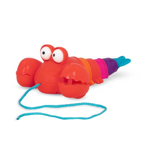 B. toys- Pull Along Lobster Toy - Waggle-A-Longs – Pinchy Pat- Developmental Toy-Push or Pull –Walking Toy with String – Baby, Toddler, Kids – 18 Months