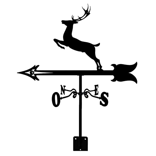Girouette de toit cerf pour décorer une ferme ou cour