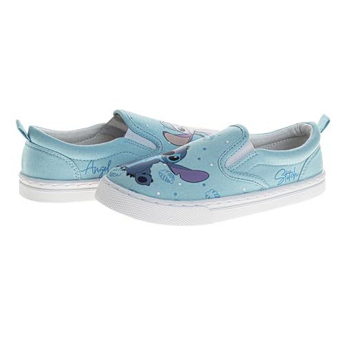 Disney Lilo and Stitch Lowtop Sneakers - Stitch Low Top Shoes Slipon Closure Cushioned Lightweight (Sizes 12-4 Kids, 5-10 Adults)4