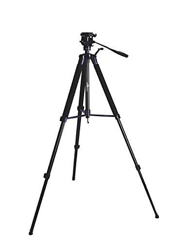 Powerpak Video-X5 5.6ft Lightweight Portable Aluminium Tripod Stand with Bag for Video & DSLR Cameras Payload 5Kg
