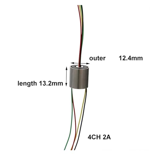 Bague collectrice 12.4mm connecteur rotatif de haute précision