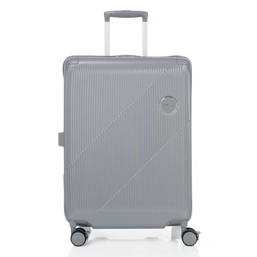 Image of American Tourister Luggage Bag with TSA Lock & 8 Wheels Hard PC Check-in Suitcase /Trolley Bag for Travel /Holiday /Travel Bag with Double Spinne Wheels for Men & Women-
