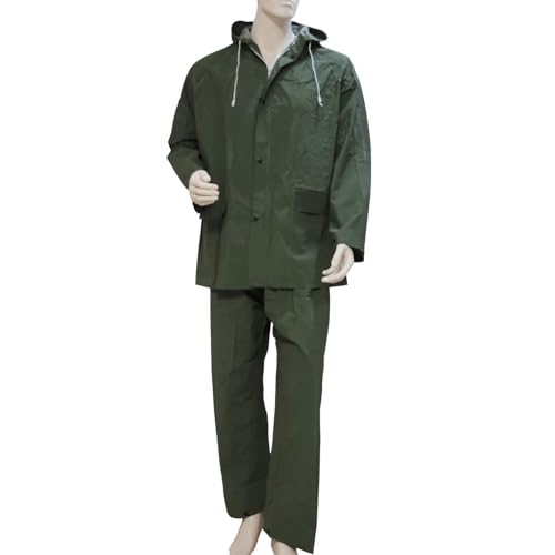 Cambkatl Men's Waterproof Rain Suit 2 Piece Lightweight Rain Jacket Pants Outdoor Hiking Gear Rainwear for Women3