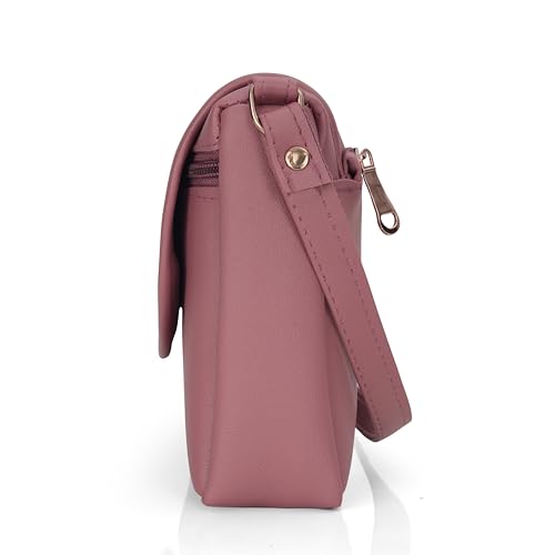 Image of J I ACCESSORIES Women's Stylish Crossbody Sling Bag - Elegant PU Leather Small Shoulder Purse with Adjustable Strap - Casual & Travel Handbag