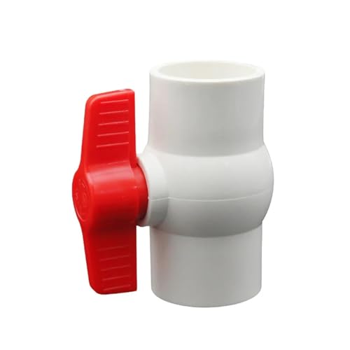 Válvulas de bola PVC con interruptor de tornillo para control preciso DN50 azul 2