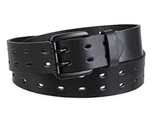 Levi's Women's Casual Leather Belt, Black Perforate, Large #TOP1