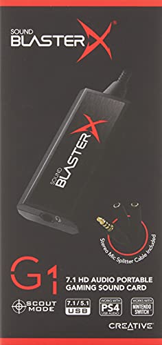 Creative Sound BlasterX G1 7.1 draagbare HD Gaming USB DAC en geluidskaart (70SB171000000) - Image 4