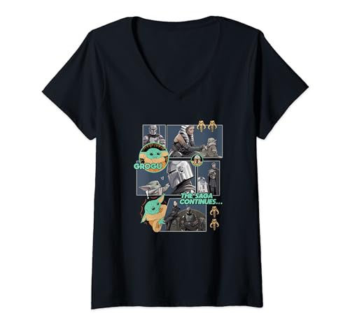Star Wars Grogu t-shirt col V le cadeau parfait pour les fans