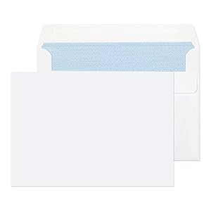 Blake Purely Everyday C6 114 x 162 mm 90 g/m² Zelfsluitende Portemonneeenveloppen (2602) Wit – Pack van 1000