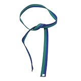 Gatuida Cinturón De Taekwondo y Karate 2.4 m De Poliéster y Algodón, Resistente y Transpirable, Cinturón De Entrenamiento para Artes Marciales, Adulto, Uso Práctica Deportiva y Competición