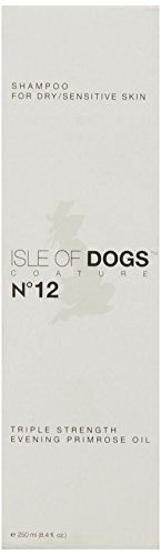 Isle of Dogs Coature No. 12 Veterinary Grade Evening Primrose Oil Dog Shampoo for itchy or Dry Skin, 8.4 oz