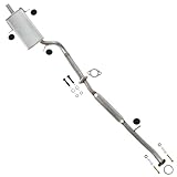 Exhaust System Muffler Resonator Pipe Kit Compatible with 2006 2007 2008 Subaru Forester 2.5L H4, Direct-fit Replacement Parts Set Includes Gasket