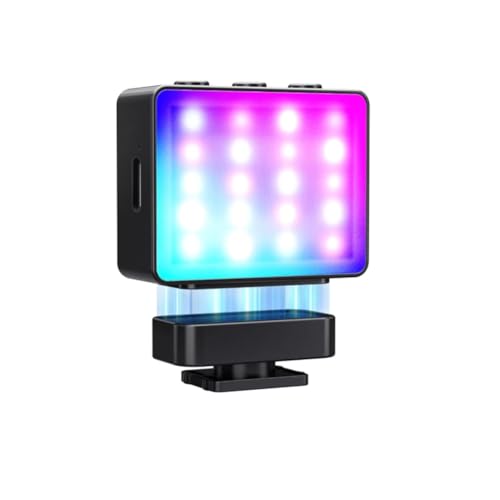 Luz de relleno portátil M23 foco LED magnético RGB de 1,5W para fotografía con zapata fría DSLR