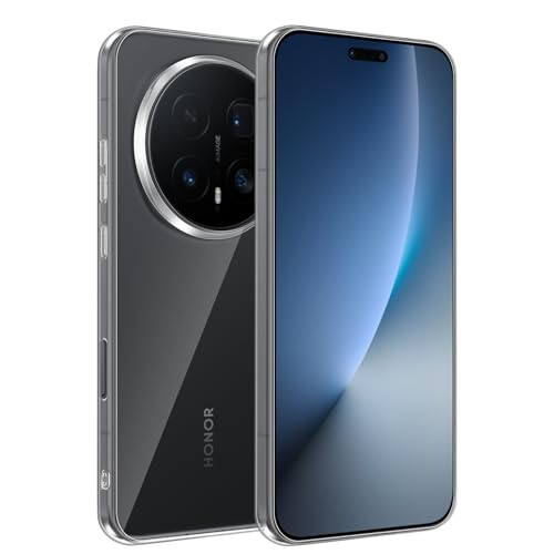 HidWee Crystal Clear Hülle Kompatibel mit Honor Magic8 Pro/Magic 8 Pro Hülle, Vergilbungsfrei Klare Ultra Dünne Weich Silikon TPU Handyhülle Hülle, Stoßfeste Kratzfeste Anti-Fall Schutzhülle