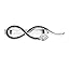 Snake Tie Bar Black 2