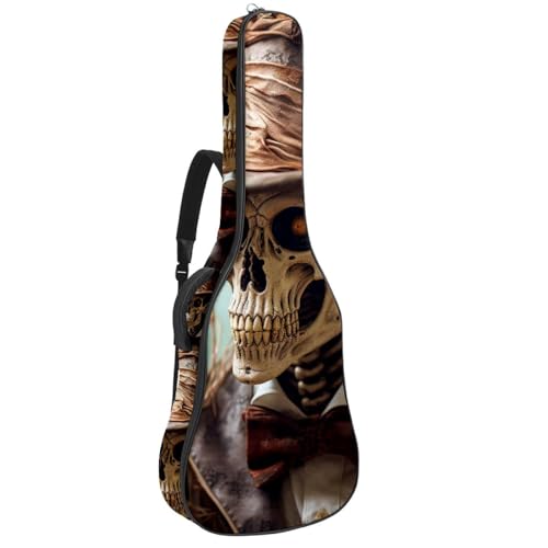 Sac de transport pour guitare basse rembourré étui étanche 104 cm avec double bandoulière réglable
