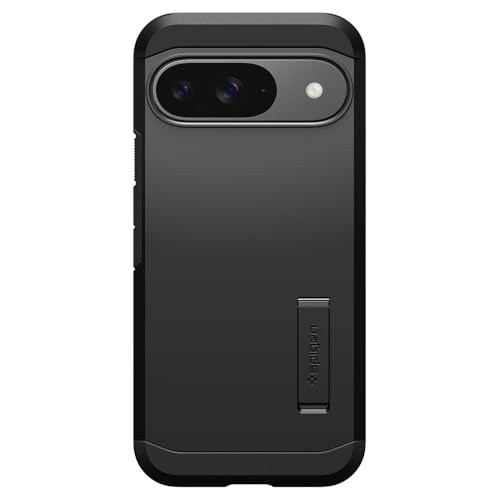 Spigen Tough Armor Designed for Pixel 9 Case/Pixel 9 Pro Case (2024) [Kickstand] [Military-Grade Protection] - Black - image 4