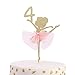 Ballet Cake Topper 1 to 5 Years Old - Ballerina, Birthday Cake Topper, Ballet Birthday Party, Dancing Princess Birthday Party, Birthday Party Cake Decoration, Studio Photo Props. (Ballerina 4)