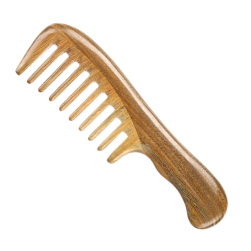 Peigne de massage soin des cheveux en bois de santal pour vos voyages et votre bien-être