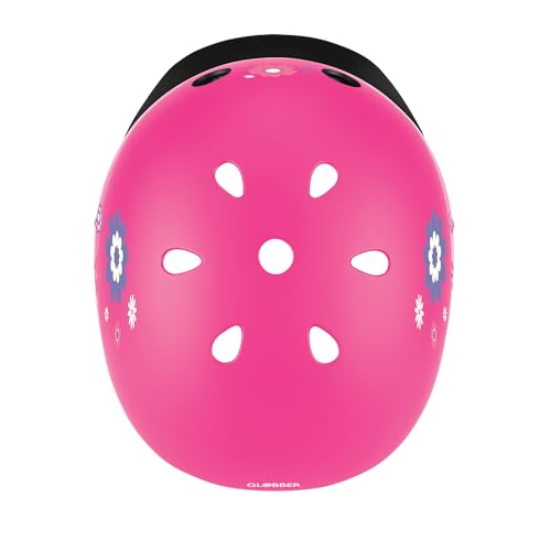 Globber Mädchen Helm Elite Lights, Rosa, Taille XS-S, 507-110