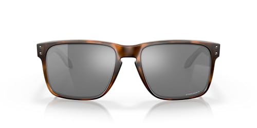 Oakley Matte Brown Tortoise Polarized Sunglasses — Prizm Black
