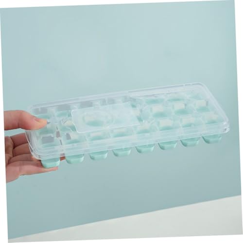 Molde reutilizable para cubos de hielo con tapa y contenedor miniatura 7