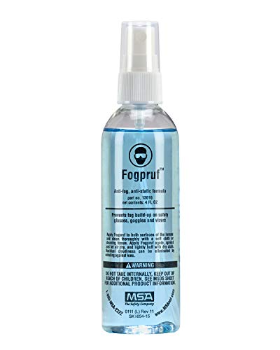 MSA 13016 FogPruf 4 oz Spray Lens Cleaner