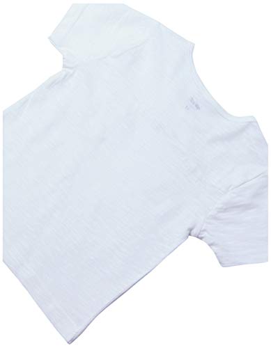 Camiseta Malha Flamê Lisa, Tip Top, Meninos, Neve - Off White, 3T