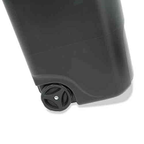 Snow Shop Everything 45 Gallon Wheeled Trash Can Lid Garbage Container Outdoor Waste Bin Basket Wheel - Thumbnail 2