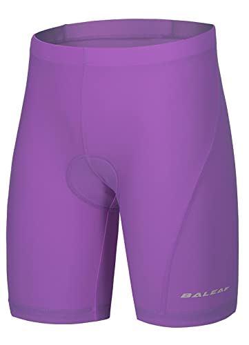 Baleaf Girls Padded Bike Shorts Kids Boys Youth Cycling Shorts With Padding Mountain Biking Upf 50+ Purple Xl #TOP29